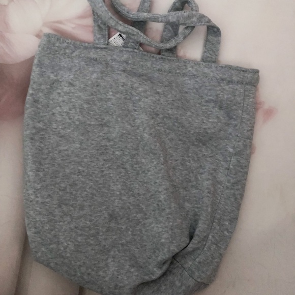 Mickey Mouse bag tote Donald Duck gray fabric soft shoulder bag cartoon Disney - Picture 3 of 7